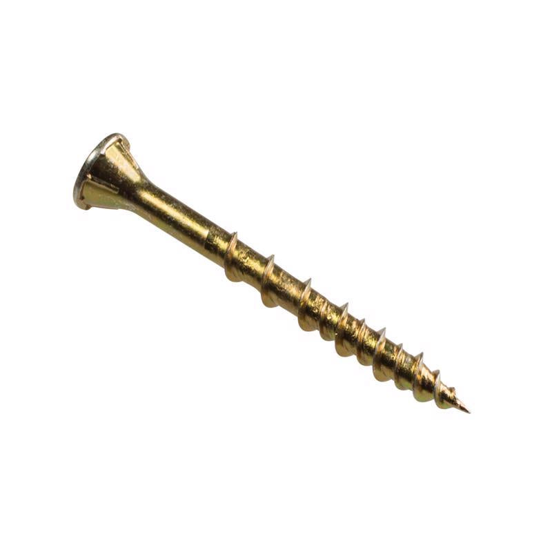 Simpson Strong-Tie Quik Drive No. 9 X 1-3/4 in. L Lobe Yellow Zinc Collated Subfloor Screws 1 pk