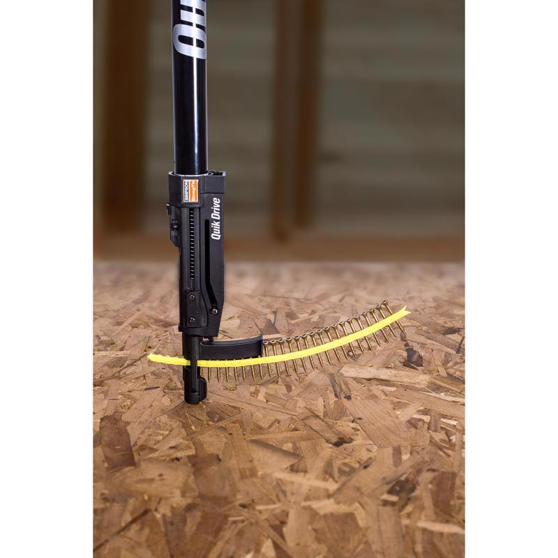 Simpson Strong-Tie Quik Drive No. 9 X 1-3/4 in. L Lobe Yellow Zinc Collated Subfloor Screws 1 pk