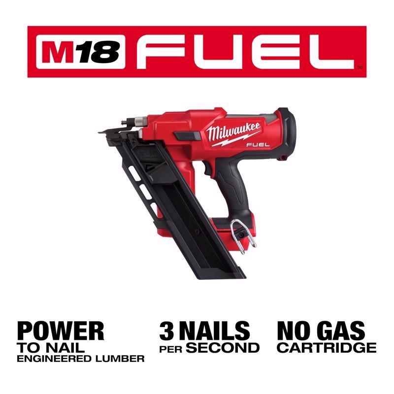 Milwaukee M18 FUEL 18 Volt Brushless 30 deg Framing Nailer