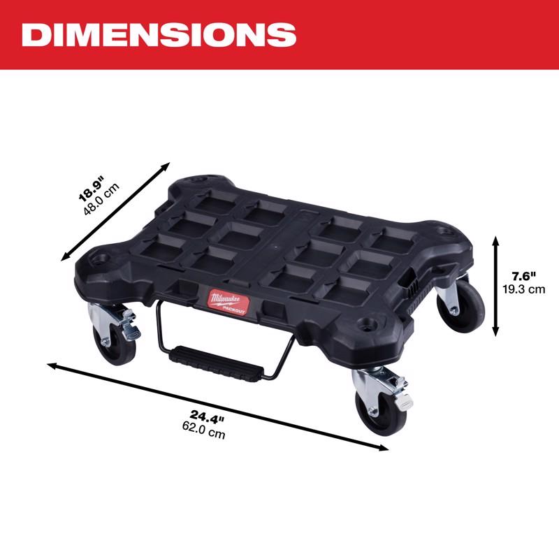 Milwaukee Packout Dolly 250 lb. cap.