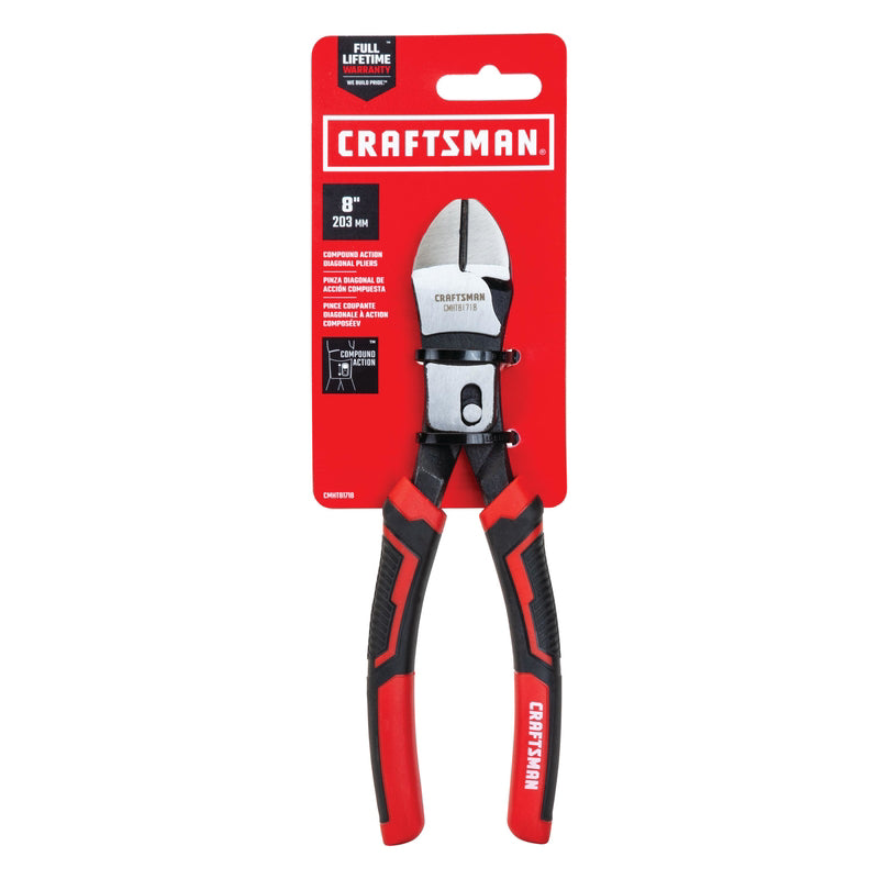 Craftsman 8 in. Drop Forged Steel Compound Action Diagonal Pliers