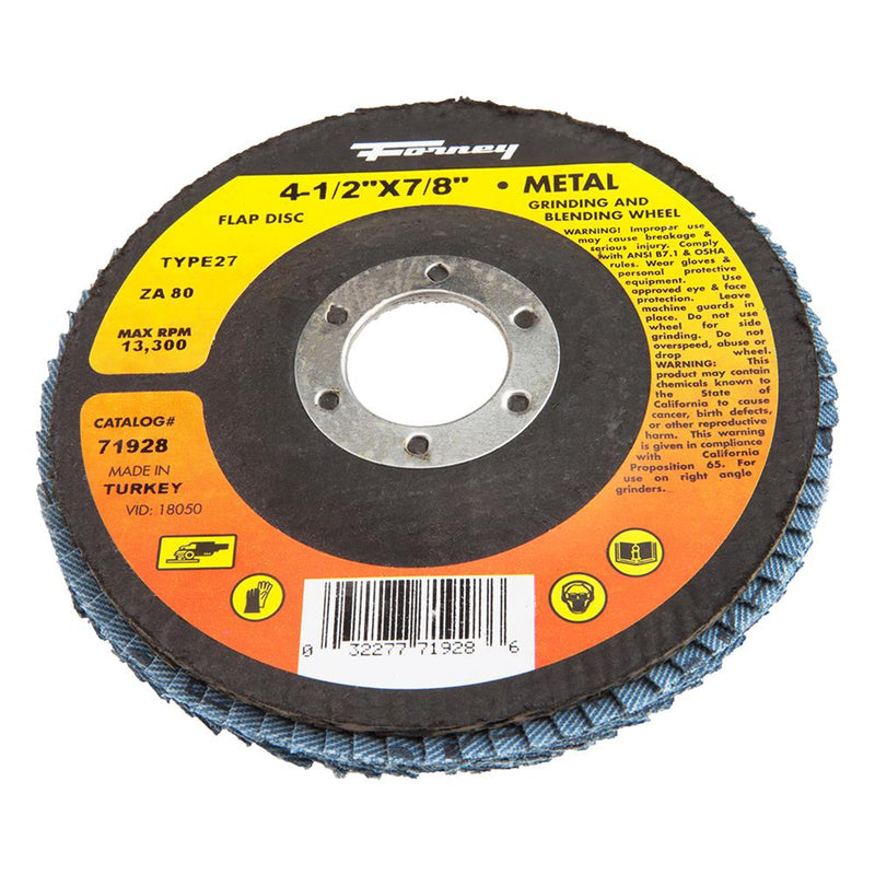 FLAP DISC 4-1/2X7/8" 80G