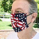 AmeriMask American Flag Face Mask Multicolored 1 pk