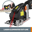 Worx 3-3/8 in. Corded Compact Circular Saw