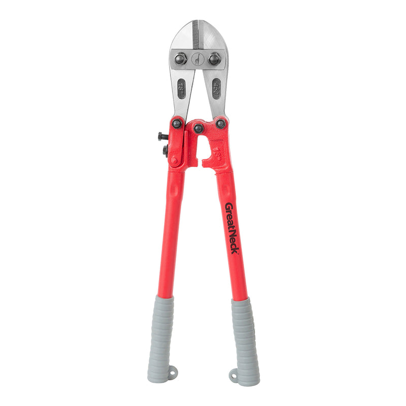 Great Neck 18 in. Bolt Cutter Red/Silver 1 pk