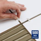 QEP 0.77 in. H X 0.77 in. W X 0.120 in. L Plastic Tile Spacer 500 pc