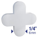 QEP 1/4 in. H X 0.12 in. W Plastic Tile Spacer 200 pc