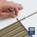 QEP 3/16 in. H X 0.11 in. W Plastic Tile Spacer 300 pc