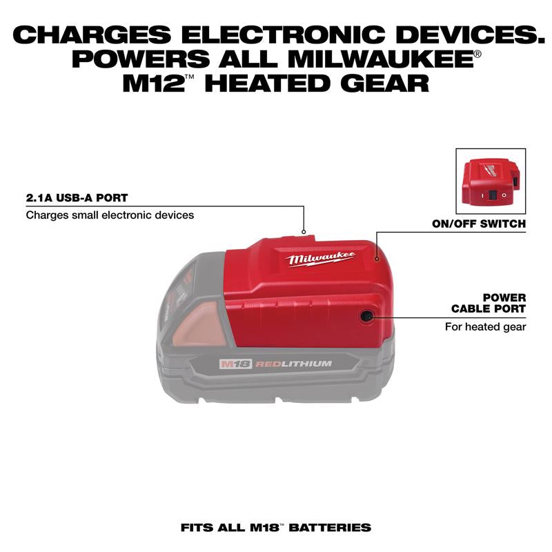 Milwaukee M18 18 V Power Source 1 pc