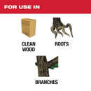 Milwaukee AX Sawzall 9 in. Carbide Pruning & Clean Wood Reciprocating Saw Blade 3 TPI 1 pk