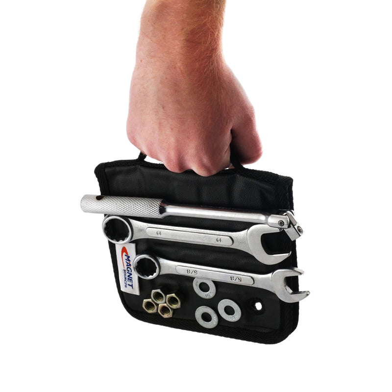 Magnet Source 12-1/2 in. L X 6.75 in. W Black Magnetic Tool Mat 19 lb. pull