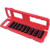 Craftsman 3/8 in. drive Metric 6 Point Deep Socket Set Deep Impact Socket Set 9 pc