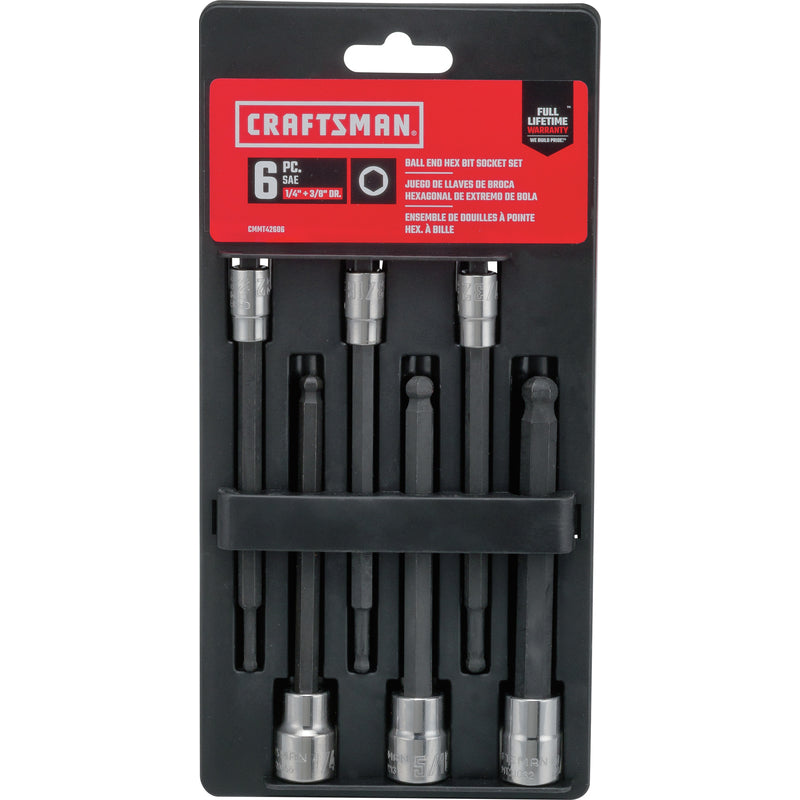 BALL HEX BIT SCKT ST 6PC