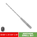 Diablo 5/32 in. X 6 in. L Carbide Concrete Anchor Hammer Drill Bit SDS-Plus Shank 1 pk