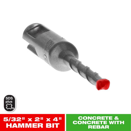 Diablo Rebar Demon 5/32 in. X 4 in. L Carbide Hammer Drill Bit SDS-Plus Shank 1 pk