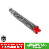 Diablo Rebar Demon 5/8 in. X 12 in. L Carbide Hammer Drill Bit SDS-Plus Shank 1 pk