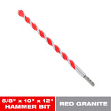 Diablo SPEEDemon 5/8 in. X 12 in. L Carbide Tipped Red Granite Hammer Drill Bit Round Shank 1 pk