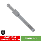Diablo 3/8 in. Carbide Tipped SDS-Plus Hammer Stop Bit SDS-Plus Shank 1 pk