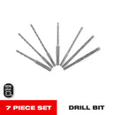 Diablo Rebar Demon Carbide SDS-Plus Hammer Bit Set SDS-Plus Shank 7 pc