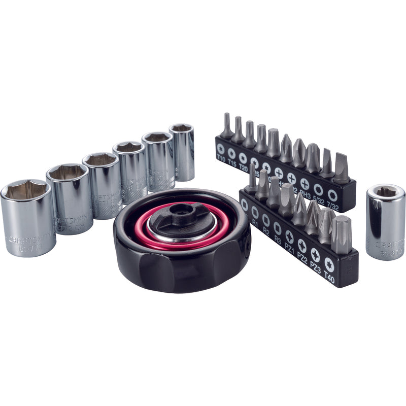 PALM RCHT SET SAE 1/4 26PC