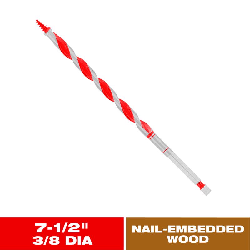 Diablo Dura-Tip 1 in. D X 7.5 in. L Auger Bit High Speed Steel 1 pc