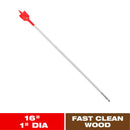 Diablo 1 in. X 16 in. L High Speed Steel Clean Wood Spade Bit Hex Shank 1 pk