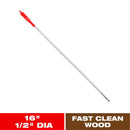 Diablo 1/2 in. X 16 in. L High Speed Steel Clean Wood Spade Bit Hex Shank 1 pk