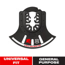 Diablo 3-1/2 in. X 3-1/2 in. W Bi-Metal Semi-Circle Oscillating Blade General Purpose Cuts 1 pk