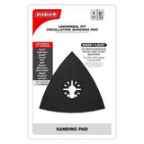 Diablo 3-1/8 in. X 3-1/8 in. W Rubber Triangular Oscillating Sanding Pad 1 pk