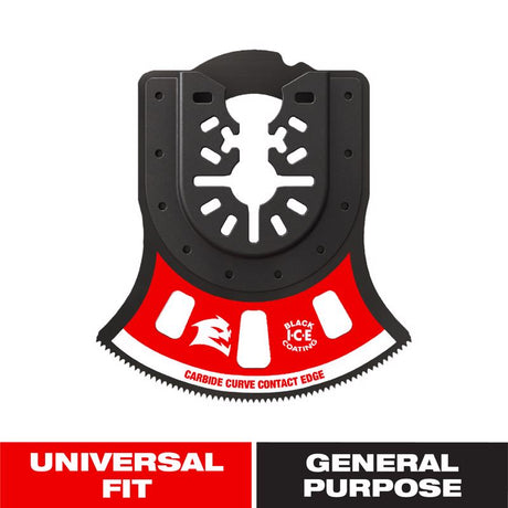 Diablo 2-3/4 in. X 2-3/4 in. W Carbide Semi-Circle Oscillating Blade General Purpose Cuts 1 pk