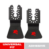 Diablo 2 in. W High Carbon Steel Oscillating Scraper Set Adhesive Removal 2 pc