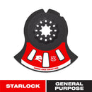 Diablo Starlock 3-1/8 in. W Carbide Semi-Circle Oscillating Blade General Purpose Cuts 1 pk