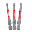 DRIVE BIT SET SQR 2" 3PC