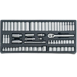 Craftsman 1/4, 3/8 and 1/2 in. drive Metric and SAE 6 and 12 Point Mechanic's Tool Set 308 pc
