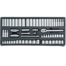 Craftsman 1/4, 3/8 and 1/2 in. drive Metric and SAE 6 and 12 Point Mechanic's Tool Set 308 pc