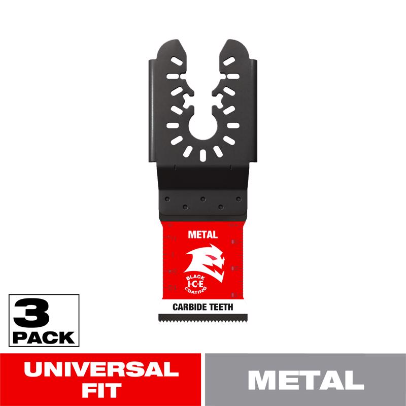 Diablo 1-1/4 in. X 1-1/4 in. W Carbide Oscillating Blade Metal 3 pk