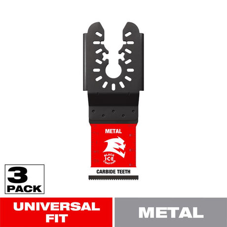 Diablo 1-1/4 in. X 1-1/4 in. W Carbide Oscillating Blade Metal 3 pk