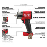 Milwaukee M18 FUEL 1/2 in. Cordless Brushless Impact Wrench Tool Only