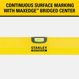 Stanley FatMax 48 in. Aluminum Box Beam Level 3 vial