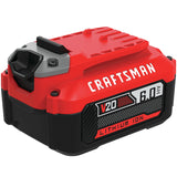 Craftsman V20 CMCB206 6 Ah Lithium-Ion High Capacity Battery 1 pc