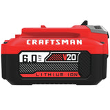 Craftsman V20 CMCB206 6 Ah Lithium-Ion High Capacity Battery 1 pc