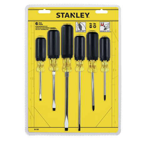 SCREWDRIVER SET VNYL 6PC