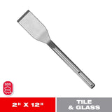 Diablo 2 in. W SDS-Max Tile Chisel 1 pc