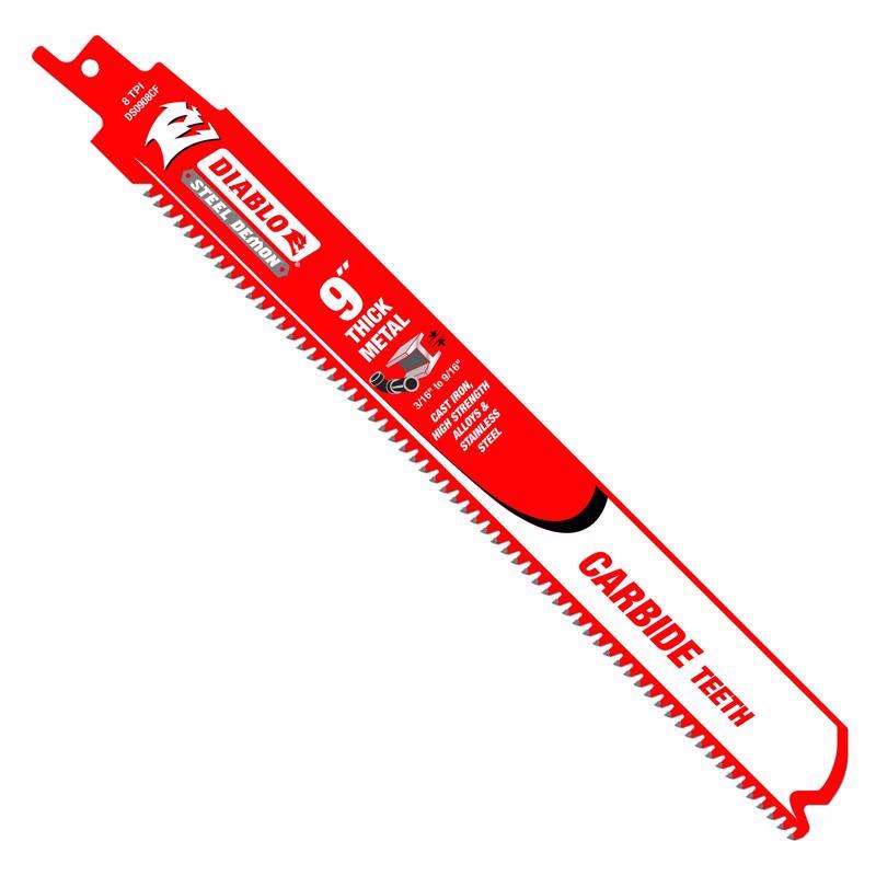 RECIP BLADE RED 8TPI 9"L