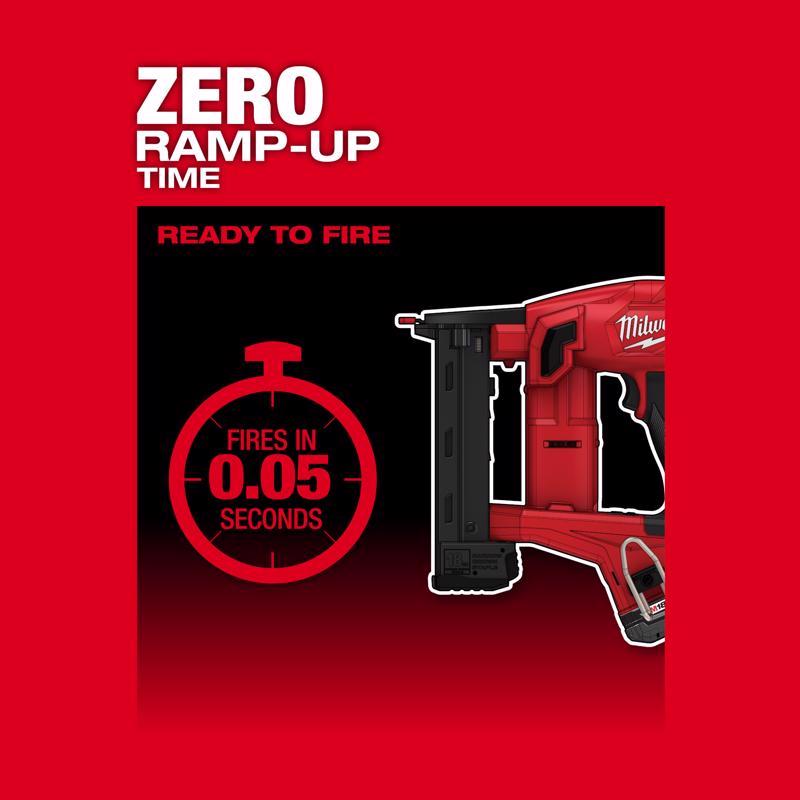 Milwaukee M18 FUEL 18 Ga. 18 Volt Brushless 1/4 in. Narrow Crown Stapler