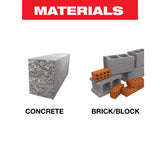 Diablo 3/8 in. X 6 in. L Carbide Tipped 2-Cutter Hammer Drill Bit SDS-Plus Shank 1 pk