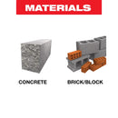 Diablo 3/8 in. X 6 in. L Carbide Tipped 2-Cutter Hammer Drill Bit SDS-Plus Shank 1 pk