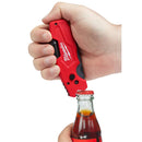 Milwaukee Fastback 8-3/4 in. Folding 6-in-1 Utility Knife Red 1 pc