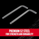 Craftsman V-Series X-Tract Technology SAE L-Handle Ball End Hex Key Set 13 pc