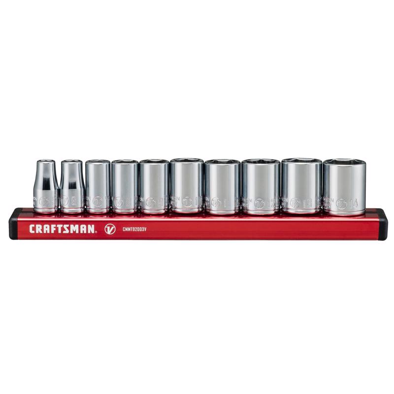 SOCKET SET MM 1/4"10PC